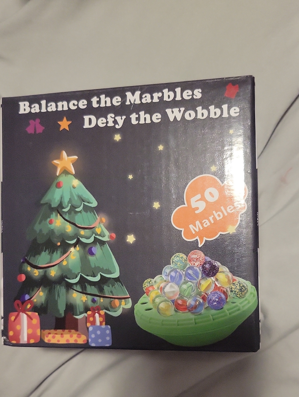 Balance the Marbles Game - Green Marble Wobble Toy